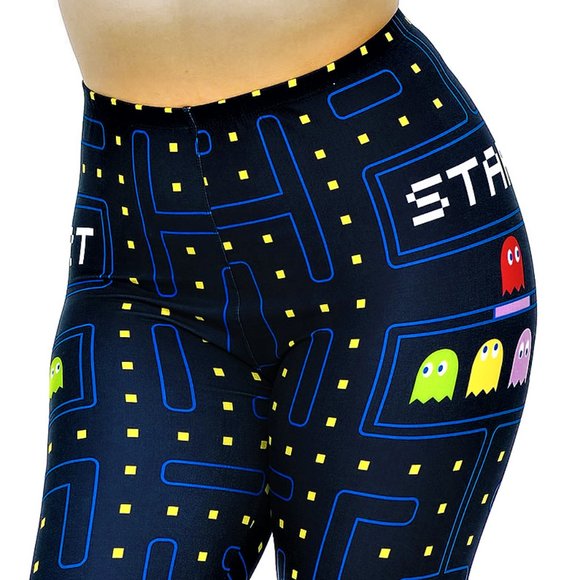 PAC MAN - 3D LASER PRINT LEGGINGS - Picture 5 of 9
